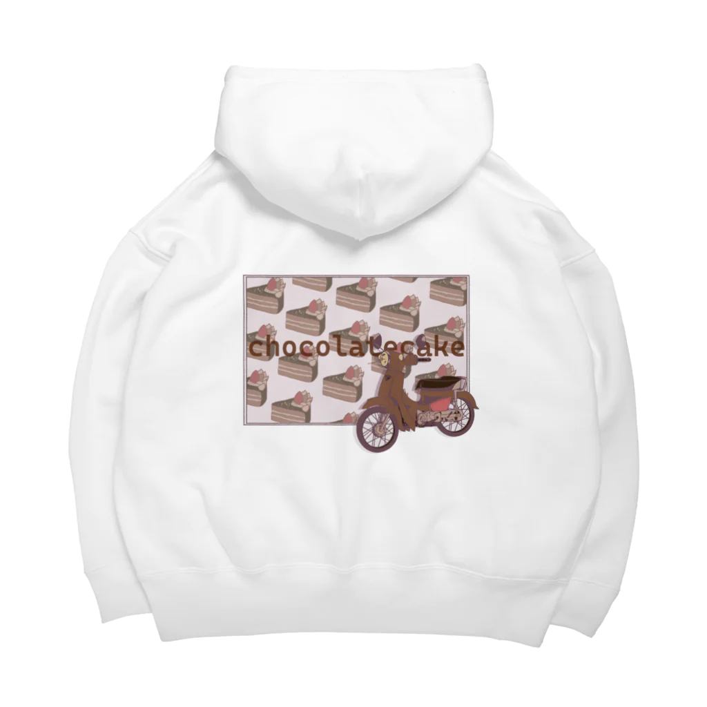 夜彩　-yasai-のsweets cab / chocolatecake Big Hoodie