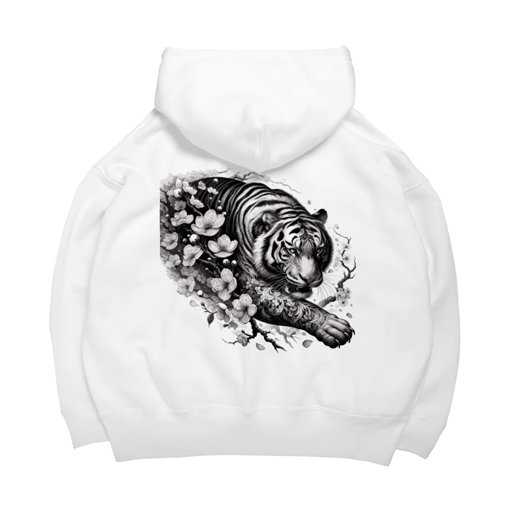 仇桜商会の虎×桜 Big Hoodie