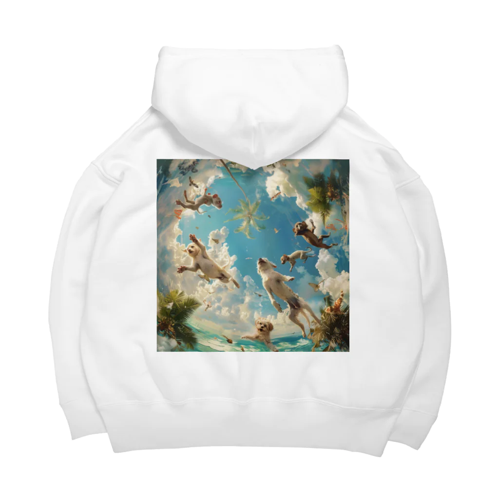 AQUAMETAVERSEのワンちゃんたちのパラダイス アメジスト 2846 Big Hoodie