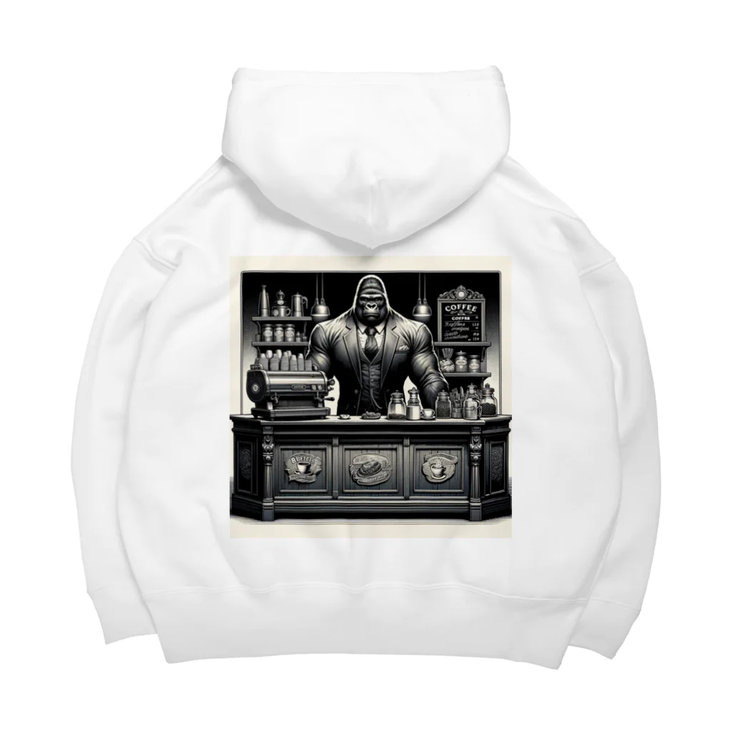 ゴリラショップのThe Mighty Gorilla Coffee Shop  Big Hoodie