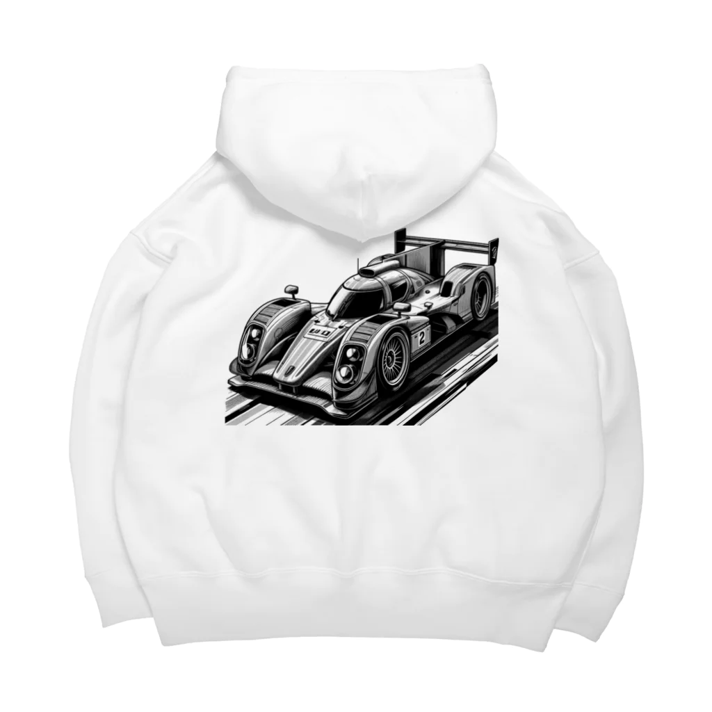 shinsuke114のシャープなデザインのスポーツカー Big Hoodie