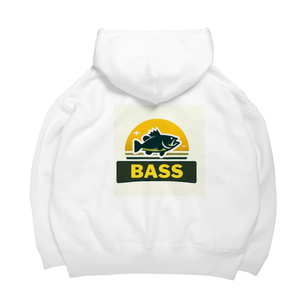 bassblocksのレトロバスロゴ Big Hoodie