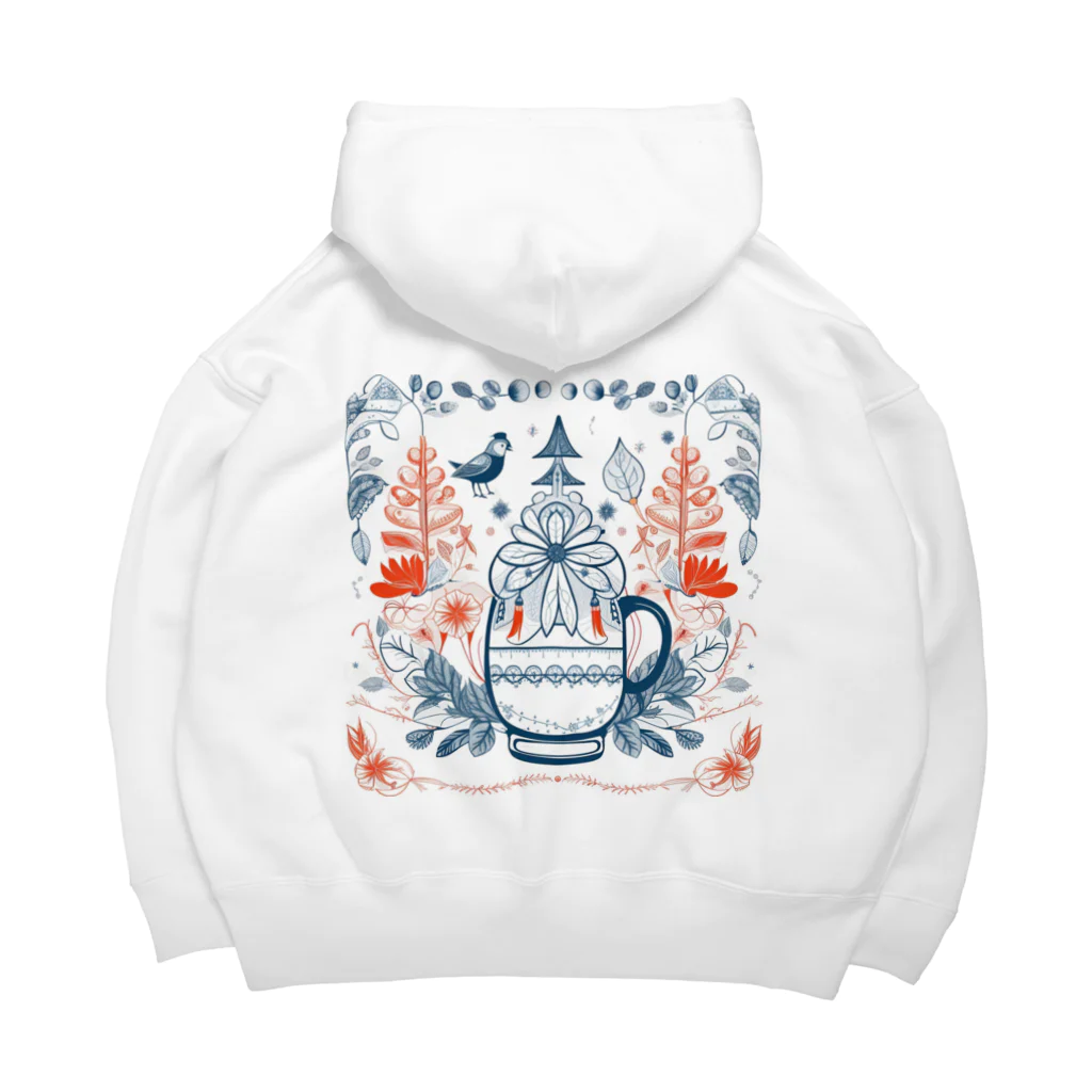 (っ◔◡◔)っ ♥ Le Petit Trésor ♥の花の詩カップ(The Flower Poetry Cup) Big Hoodie