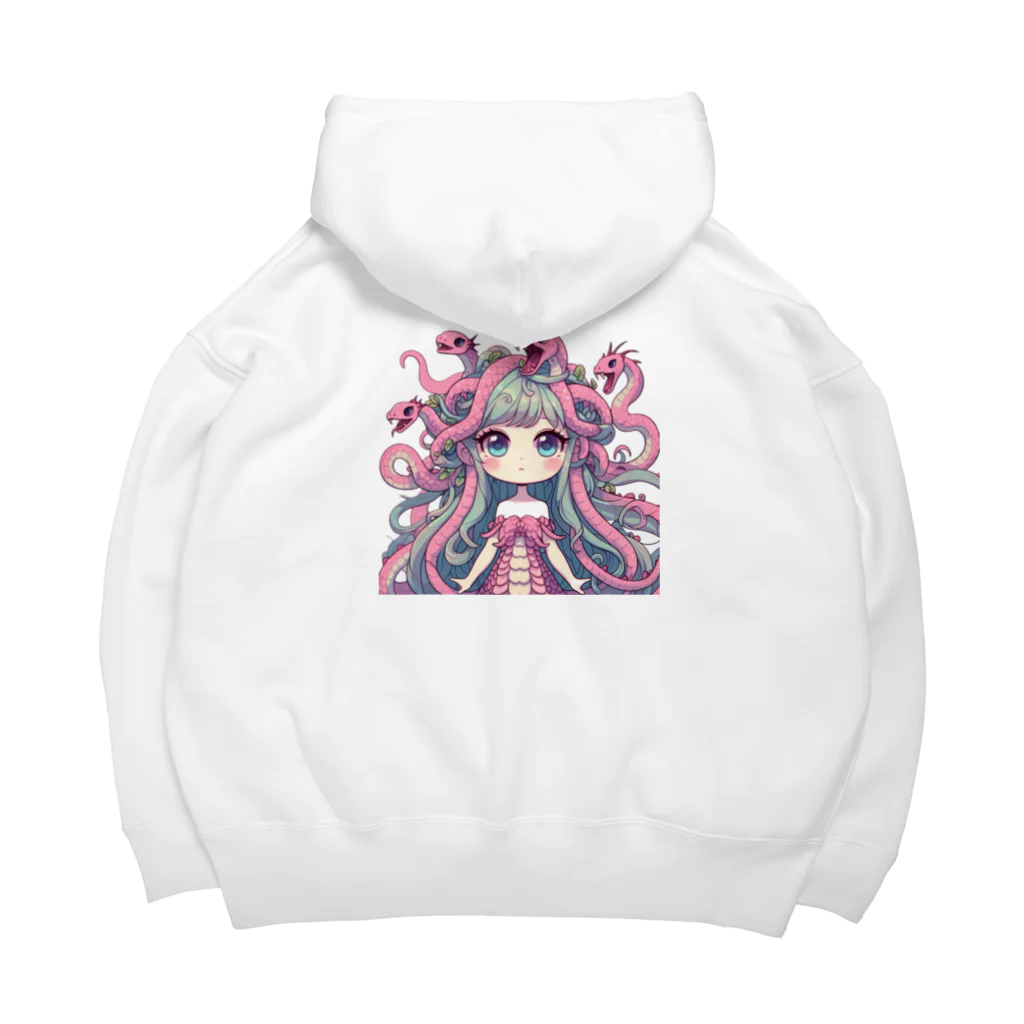 WakuWakustoreのメデューサ少女 Big Hoodie