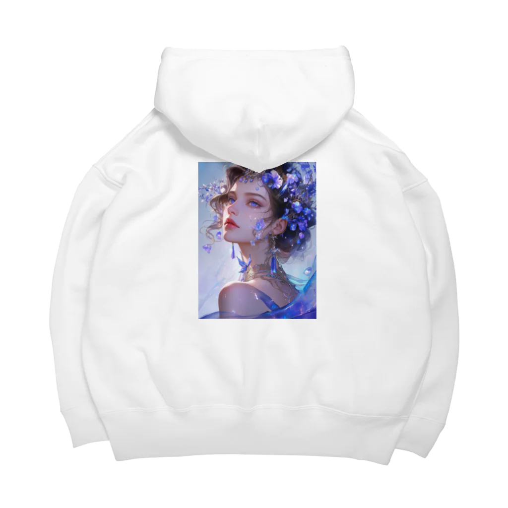 AQUAMETAVERSEのブルーの宝石を身につけて　ラフルール　1859 Big Hoodie