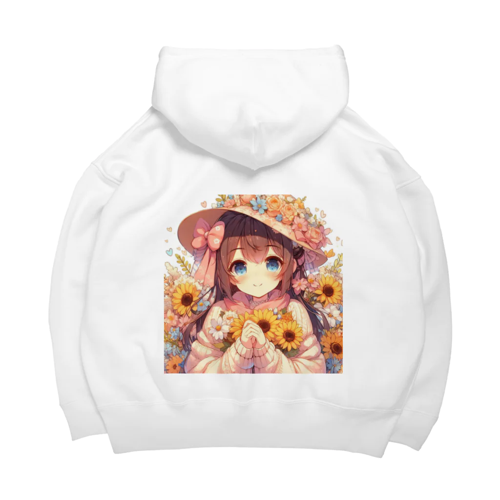 akipoyoのフローラ ちゃん Big Hoodie