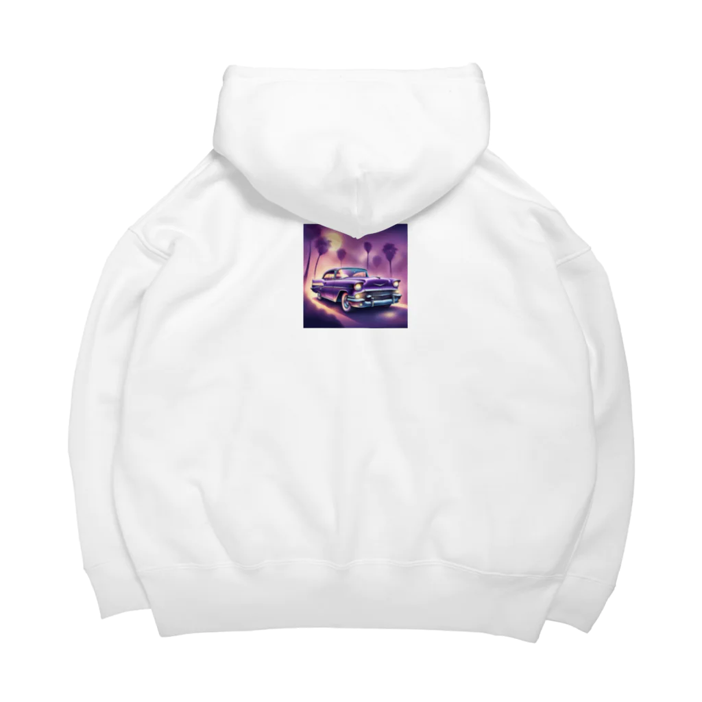 apWK5Yg8のパープルパワーロード Big Hoodie