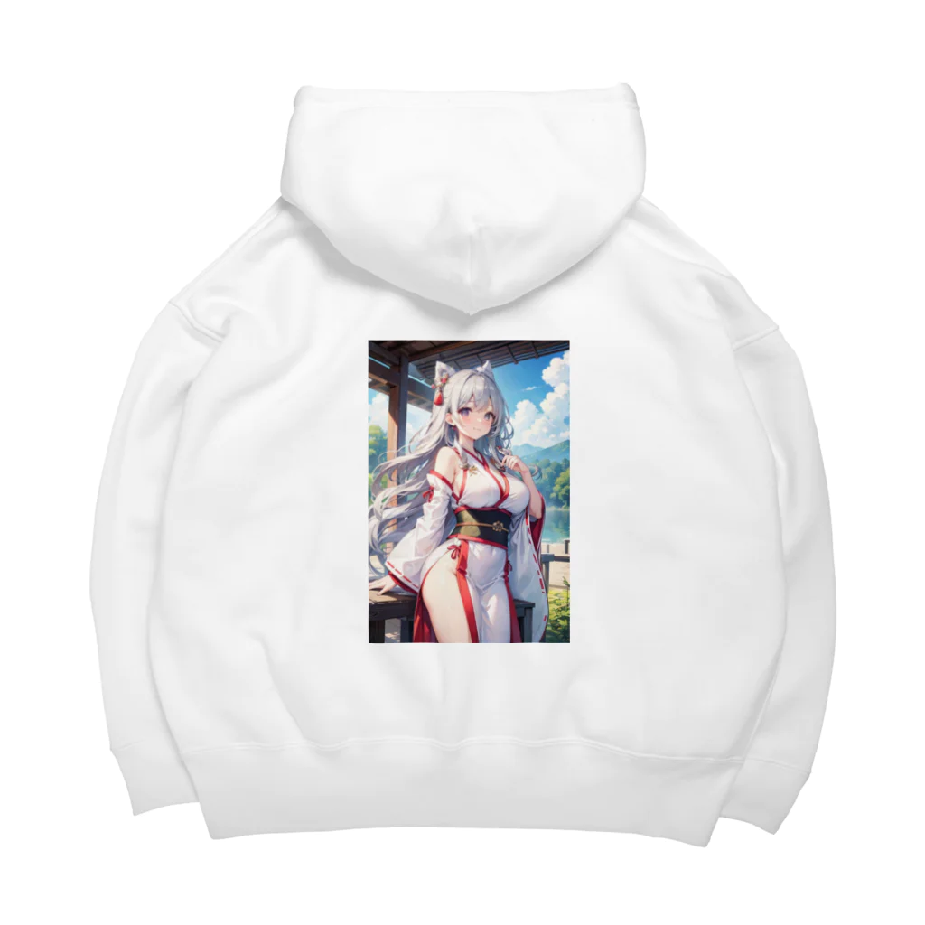 巫女スタぐらむの可愛い猫耳 Big Hoodie