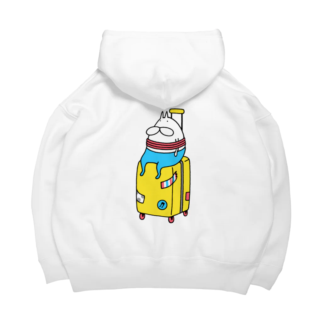 くらきち ONLINE SHOPのねこタイツと旅に出る Big Hoodie