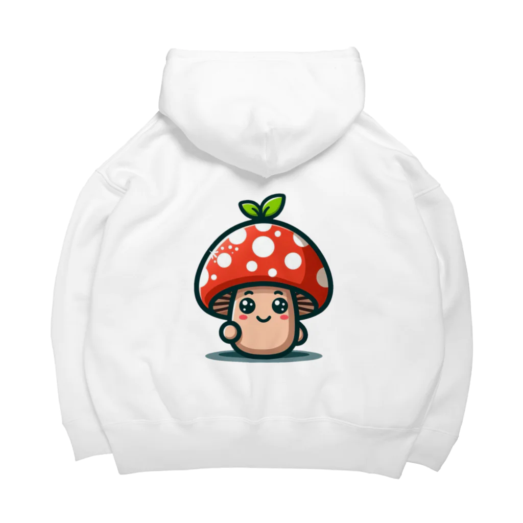 かわいいキノコくん🍄のかわいいキノコくん🍄 ビッグシルエットパーカー