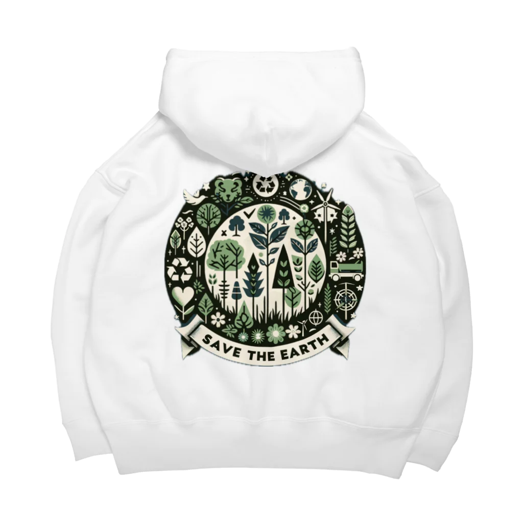 tau18のSAVE THE EARTH Big Hoodie