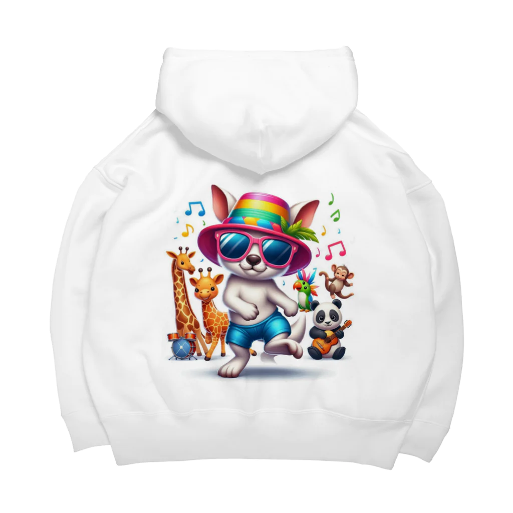 パカオのダンシングアニマル Big Hoodie