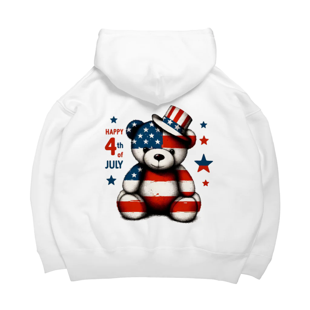 HappyFaceMarketのアメリカ独立記念日テディベア Happy 4th of July Big Hoodie