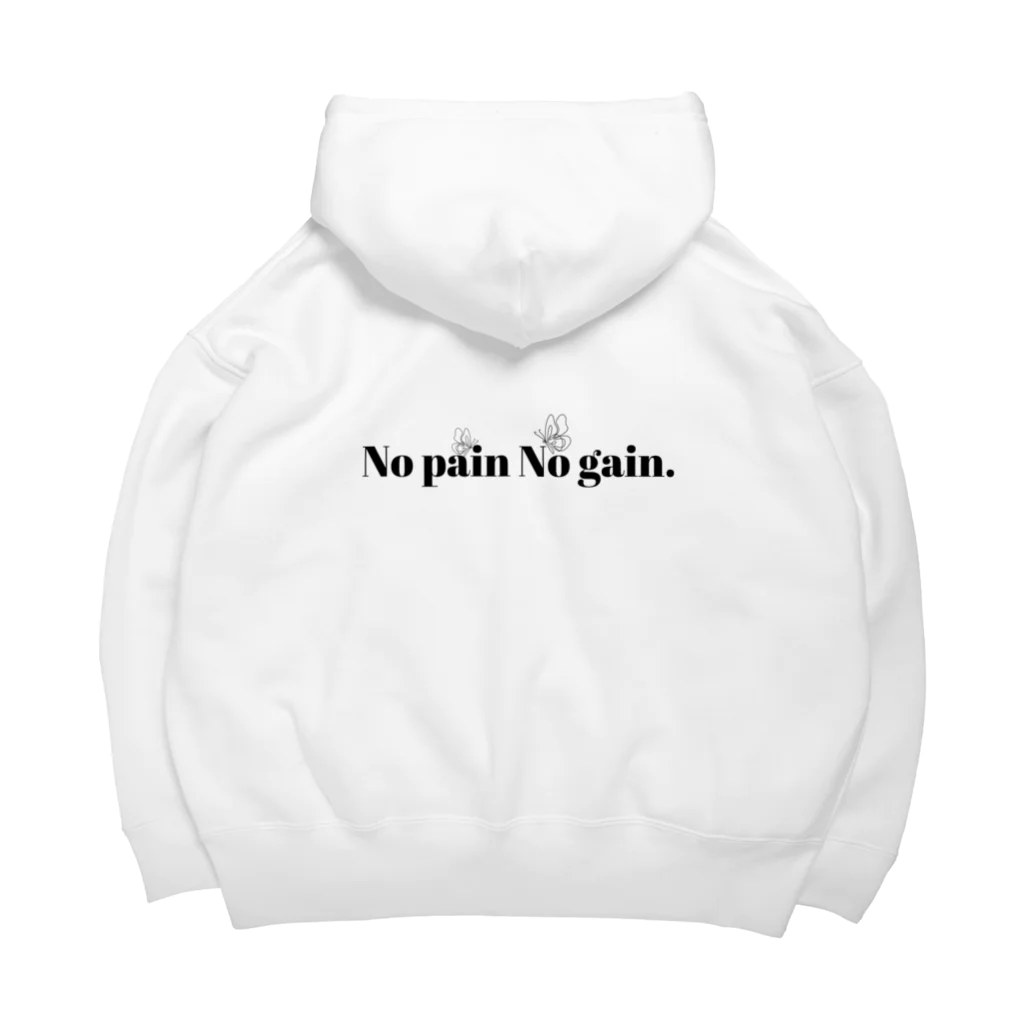 blueingreenのNo pain No gain. Big Hoodie