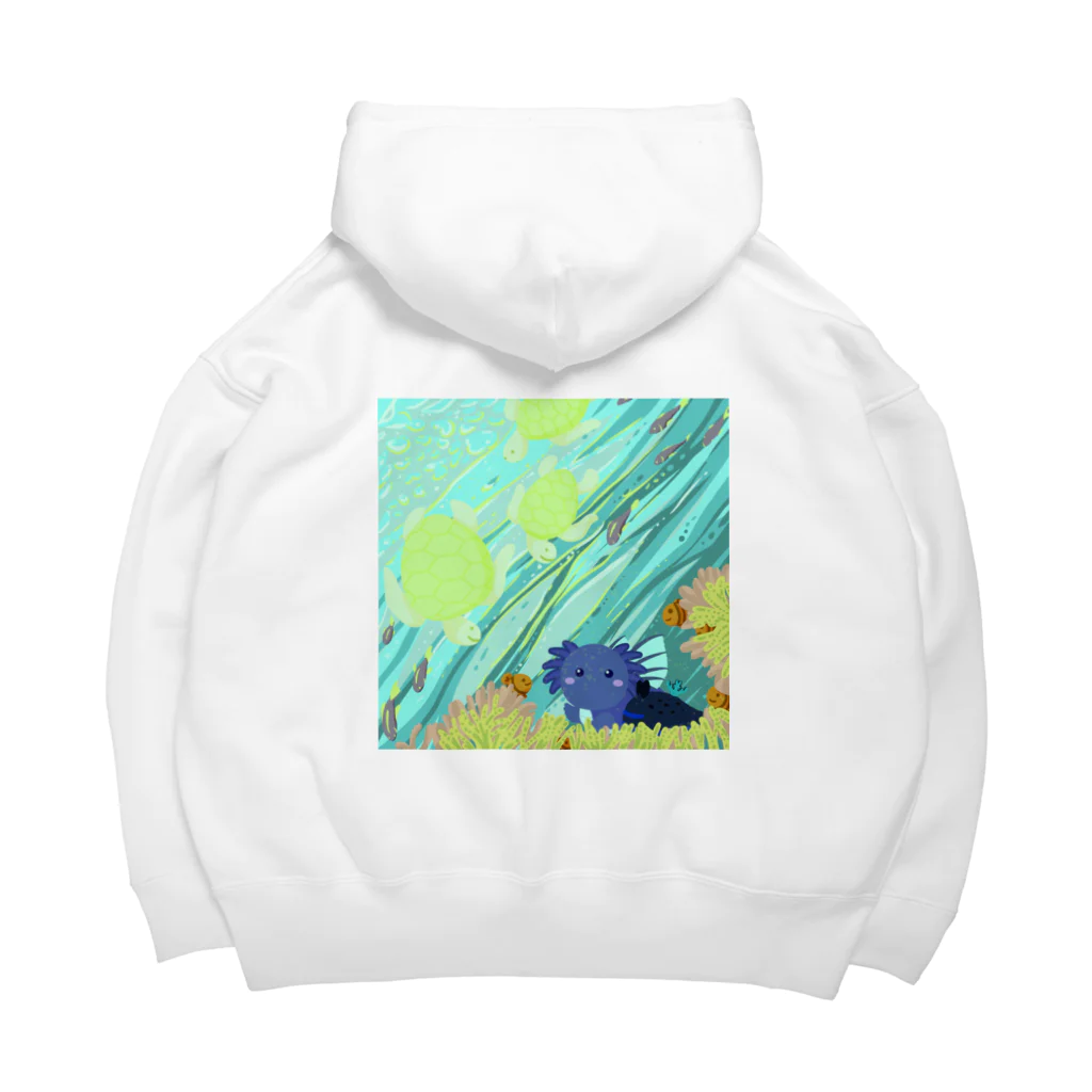 ariariartのBlue submarine【コラボ作品】 Big Hoodie