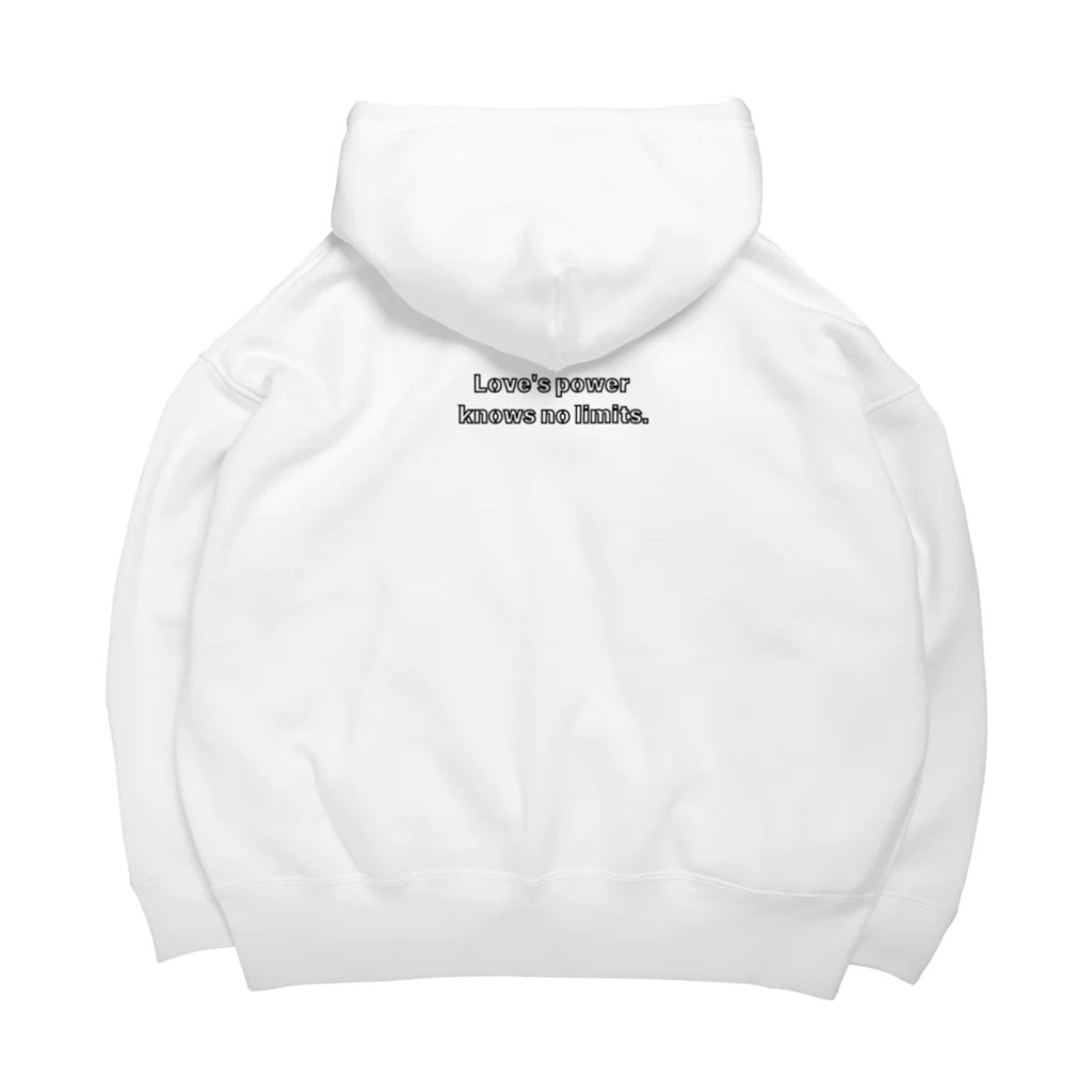 スタイリッシュ屋の【愛の力】 Big Hoodie