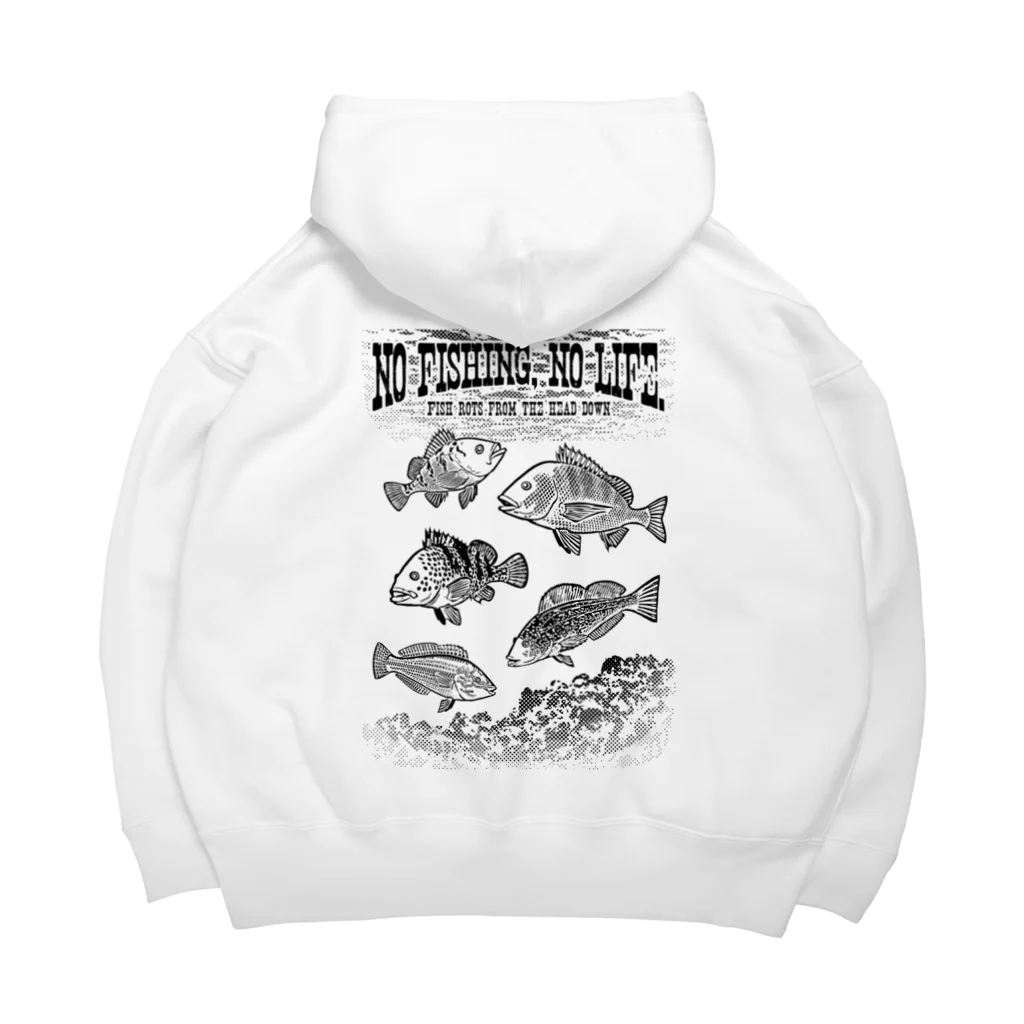 猫と釣り人のFishing_S2_K Big Hoodie