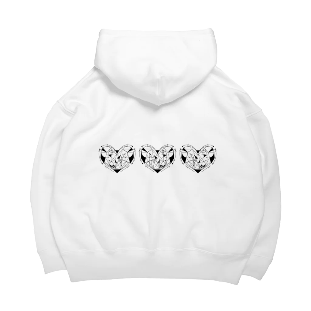 Meow__35のη καρδιά 3 Big Hoodie