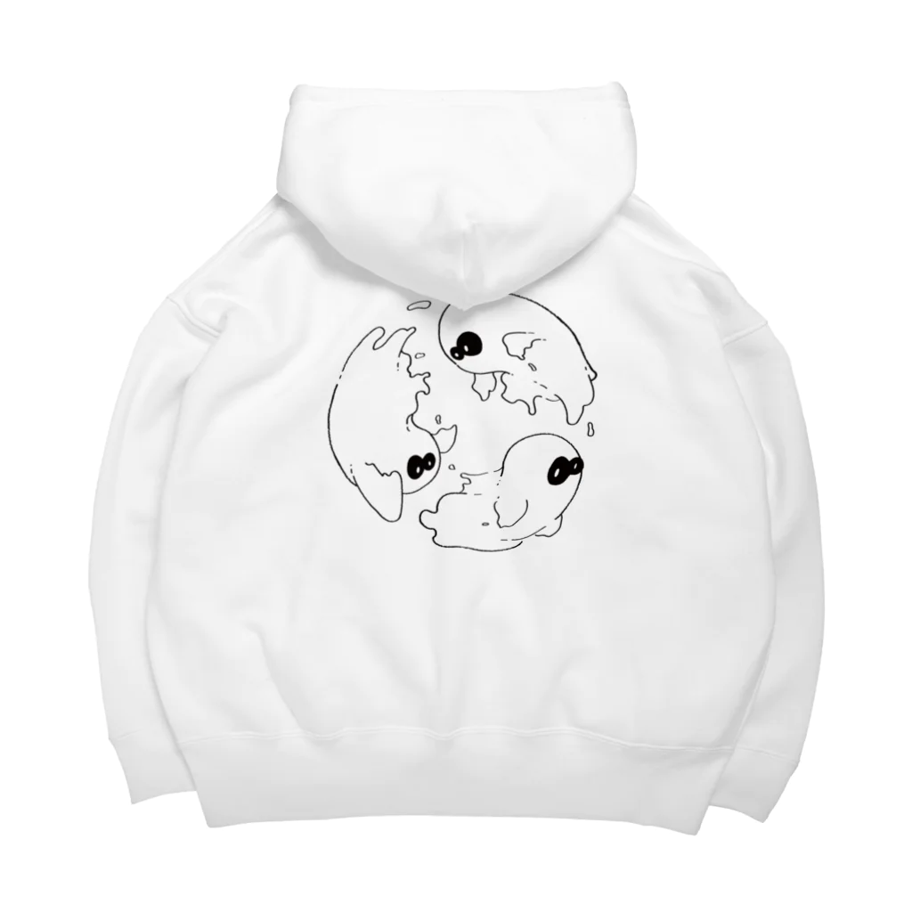 FOGGY LANDのthree ghosts Big Hoodie