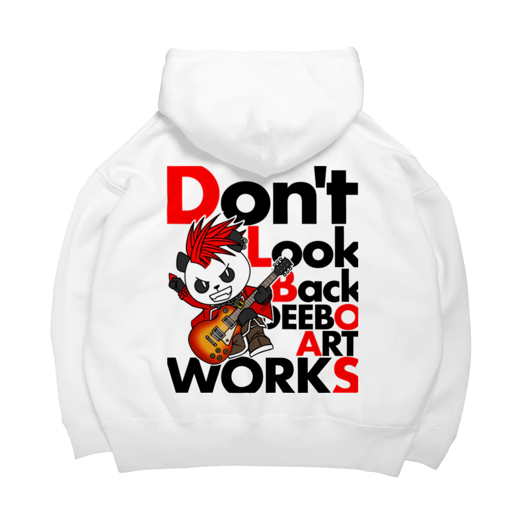 DEEBO ART WORKSのDon't Look Back ビッグシルエットパーカー