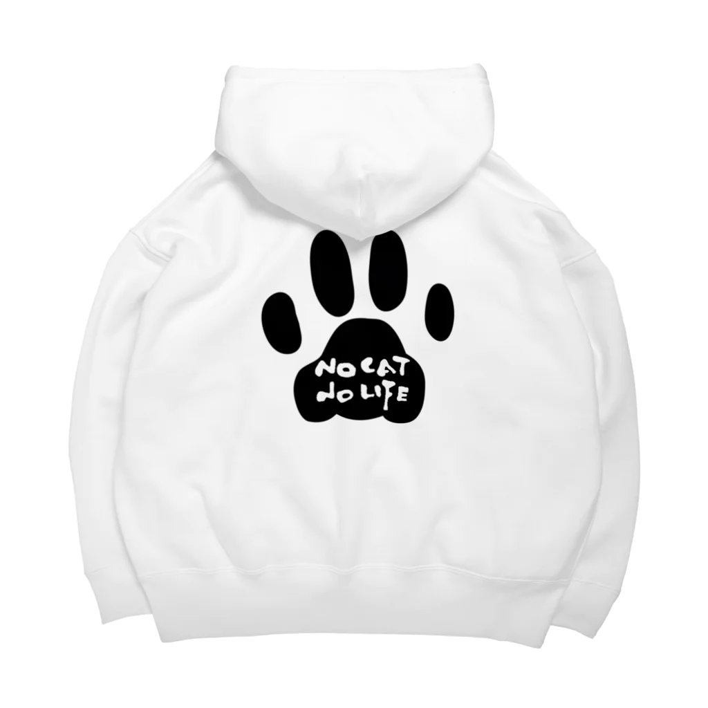 café Mo.freeのNO CAT NO LIFE 2 Big Hoodie