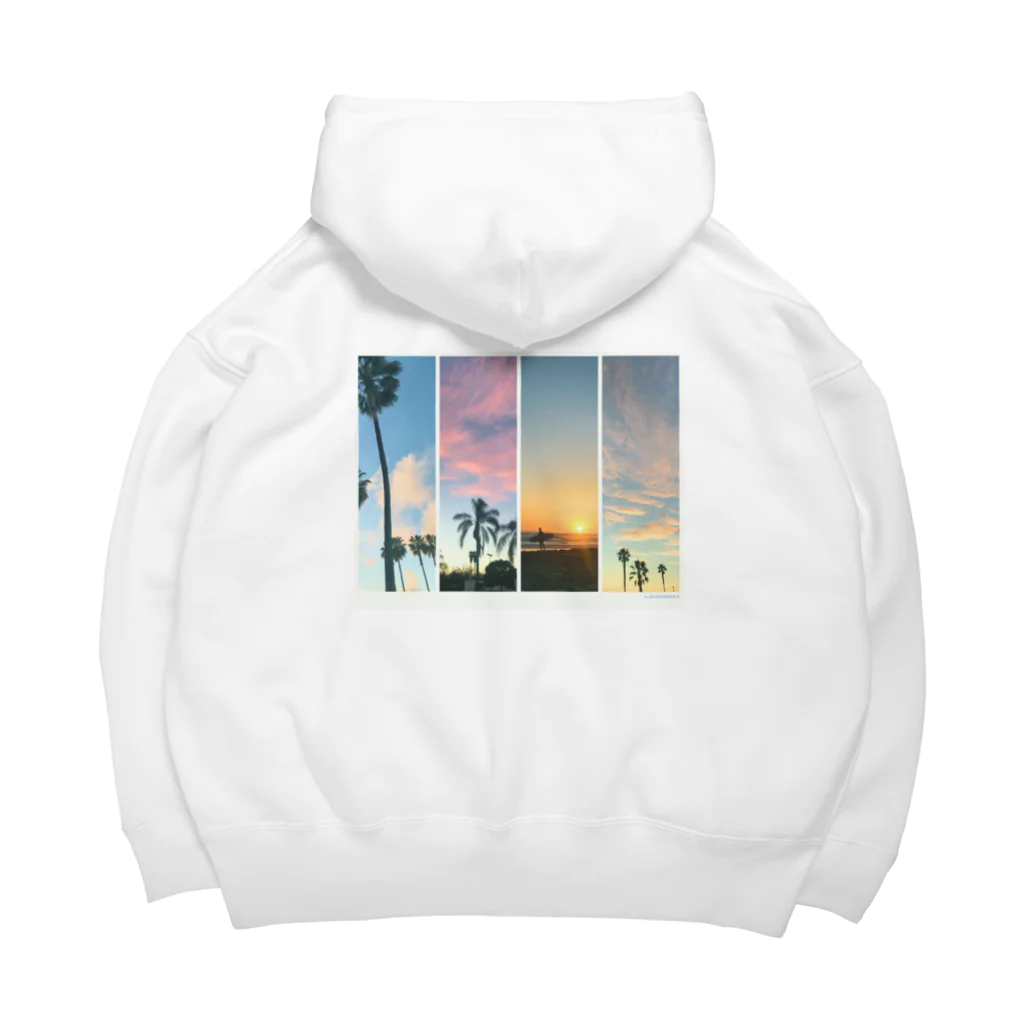 mikalohasmileのCALIFORNIA Big Hoodie