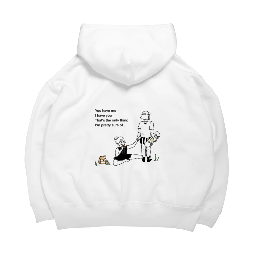 Love myselfのYou have me , I have you . Big Hoodie