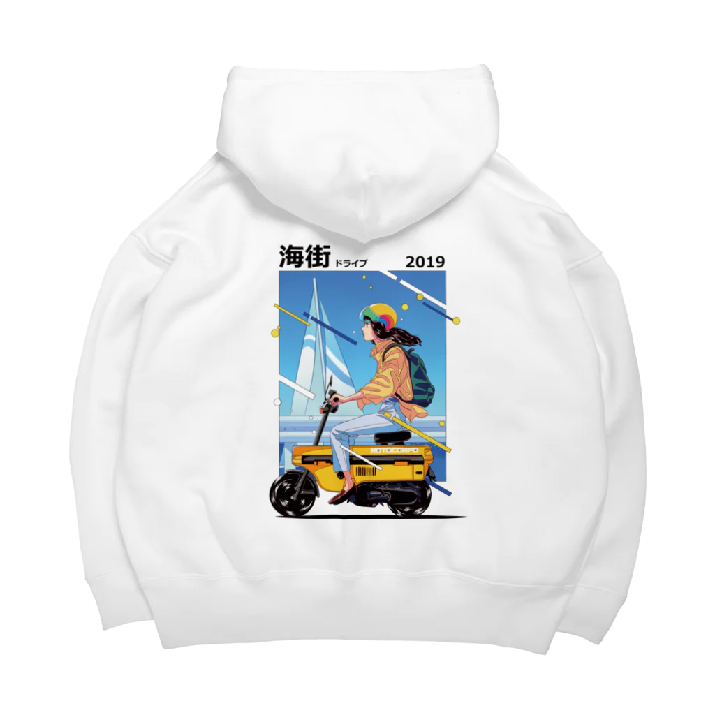 __tree_13のbeach drive hoodie ビッグシルエットパーカー