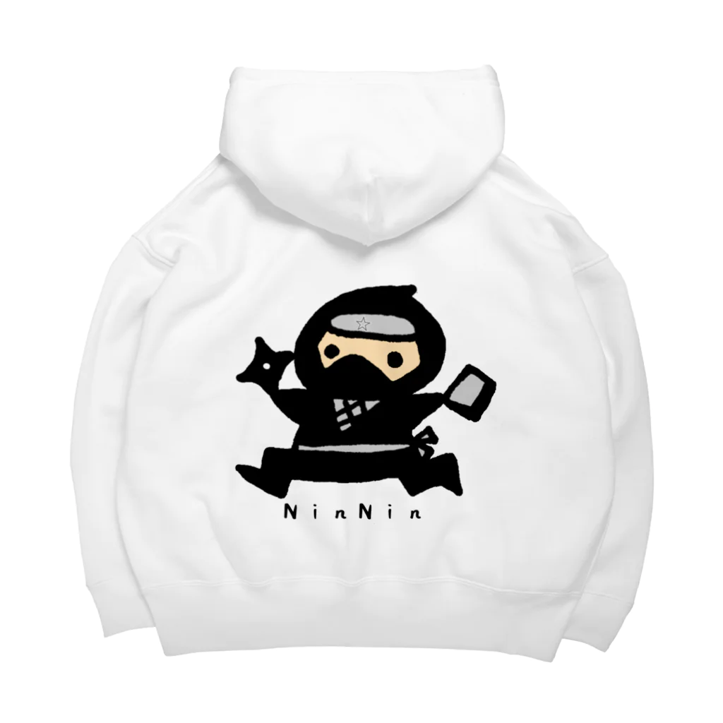 ぱんだうさぎ亭リズのこども忍者ＮｉｎＮｉｎくん Big Hoodie