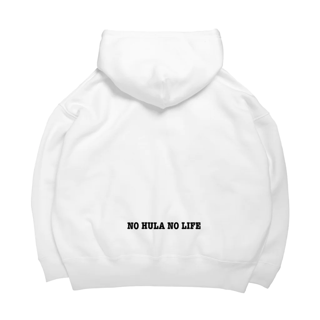 maki_ishinoのNO HULA NO LIFE ロゴ Big Hoodie