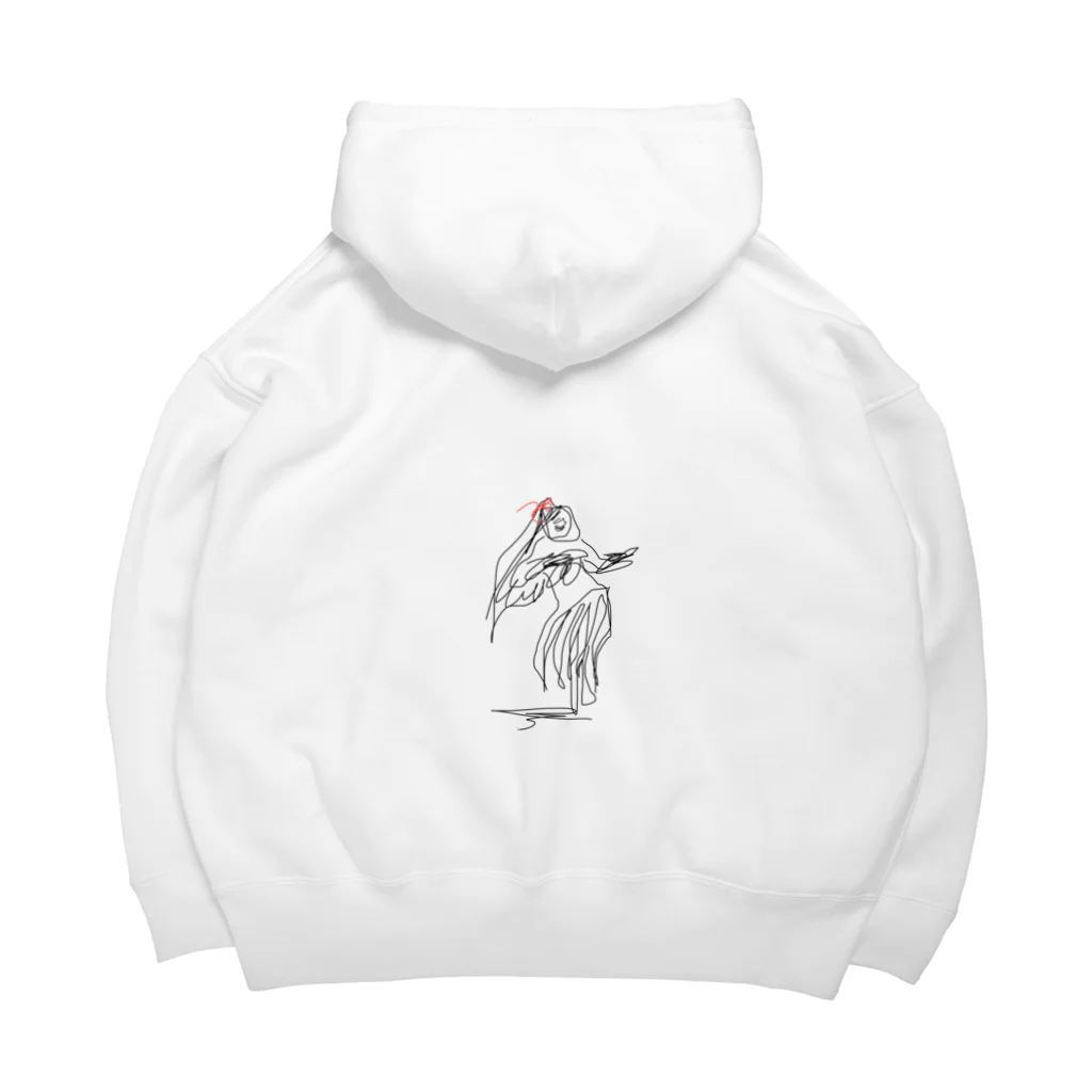 かおり(糖)。のふらぎゃーる Big Hoodie