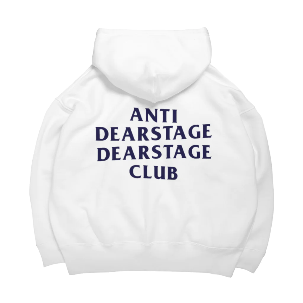 まるびすのANTI DEARSTAGE DEARSTAGE CLUB ビッグシルエットパーカー