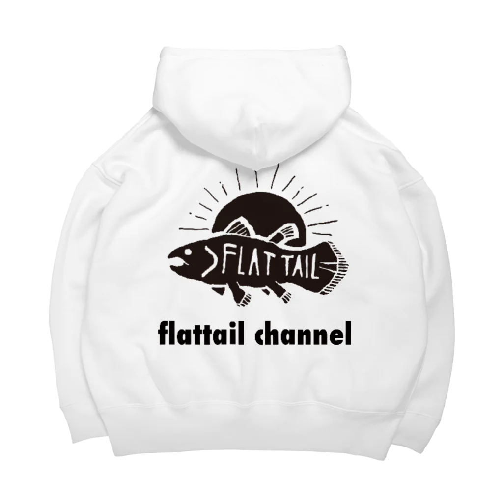 flattailのflattail channel ビッグシルエットパーカー