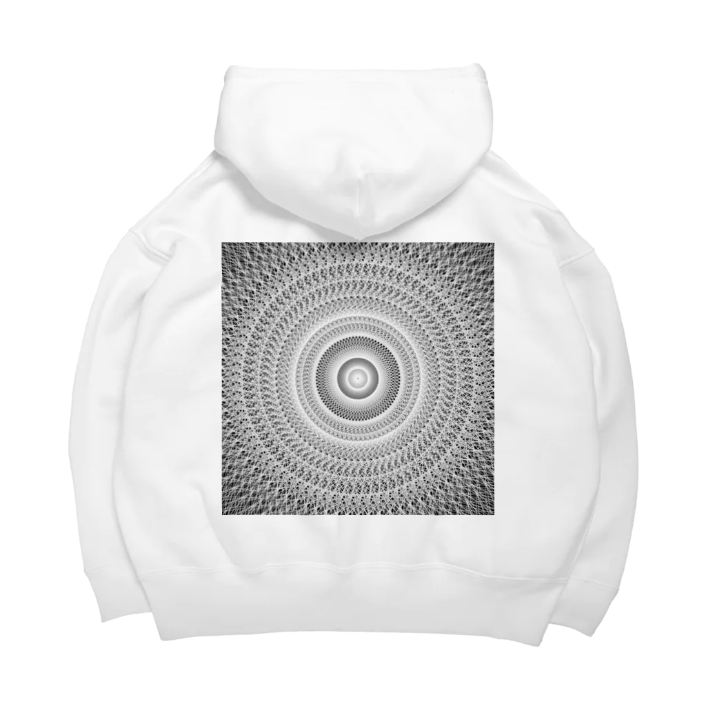 左の幾何学模様　series Big Hoodie