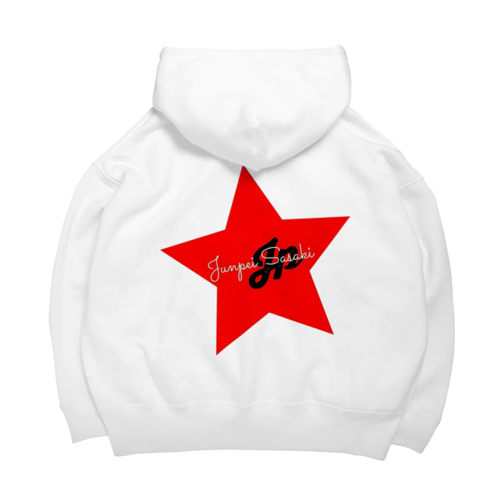 佐々木淳平のグッズショップです。のJP STAR LOGO Big Hoodie