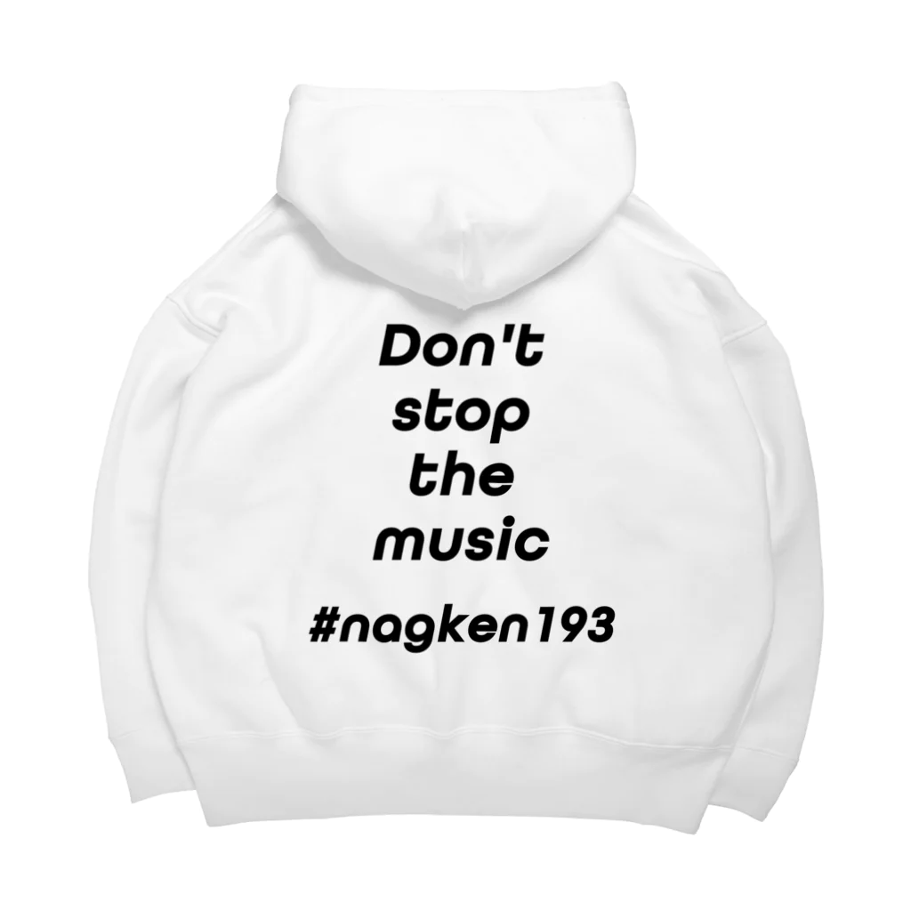 ナガイケンタロウのnagken Don't stop the music Big Hoodie