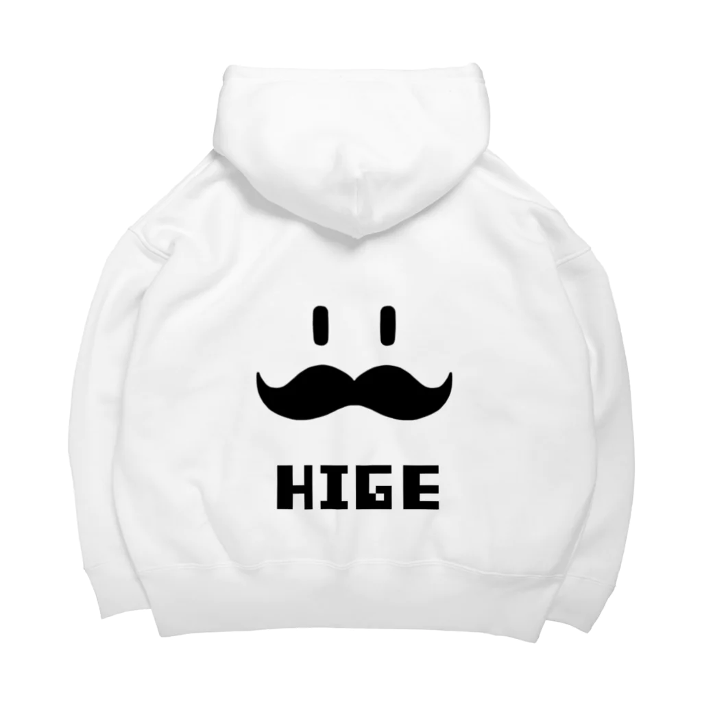 トシゾーのSUZURIのとこのヒゲHIGE（黒） Big Hoodie