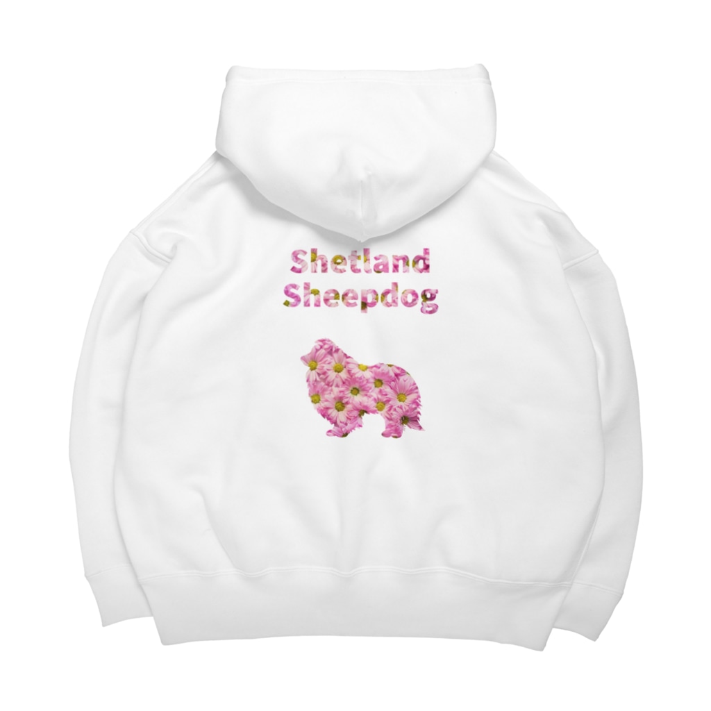 onehappinessのシェルティとデイジー Big Hoodie