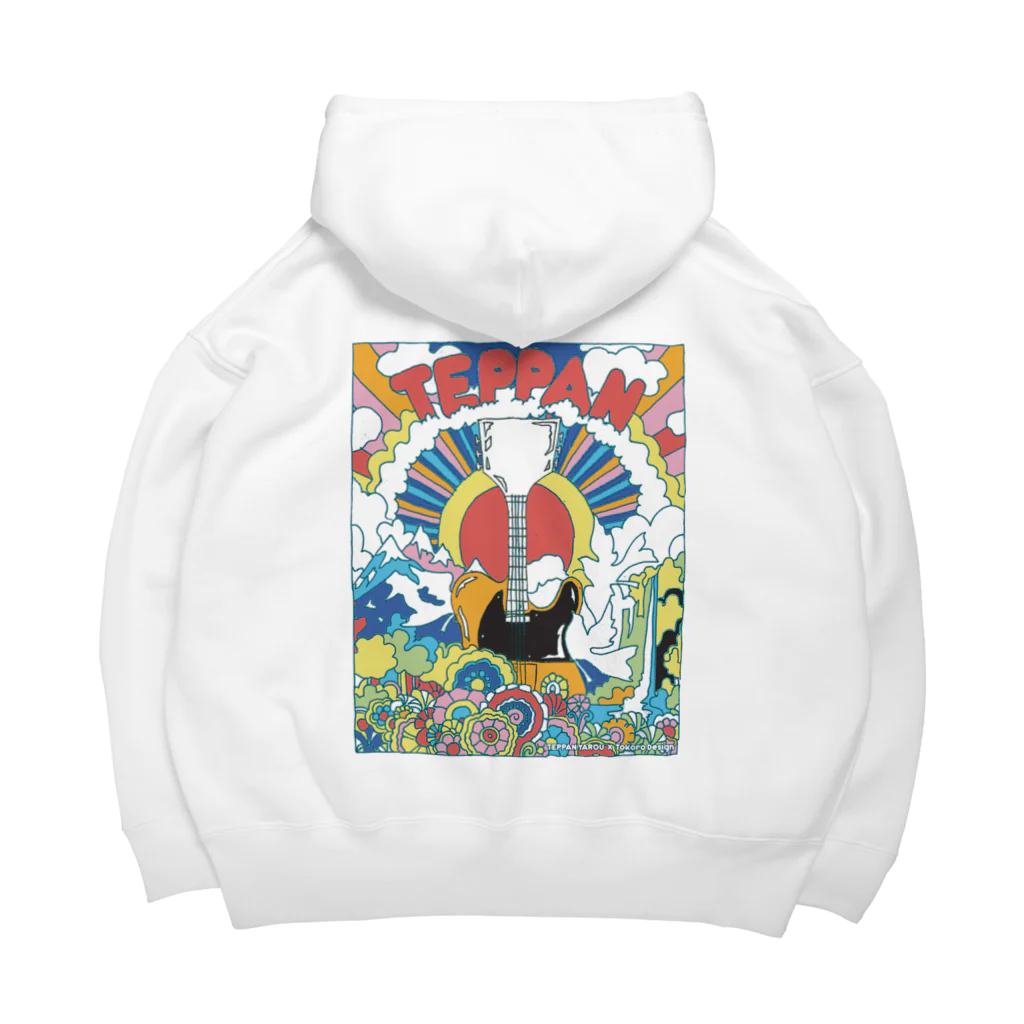 鉄板野郎の周年Tシャツ第3弾ビックシルエットパーカー背面プリント Big Hoodie