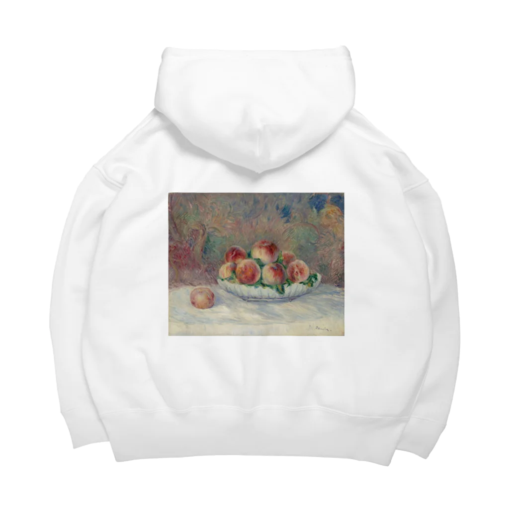 アートTシャツ 名画グッズのルノワール ｢桃 ｣ Big Hoodie