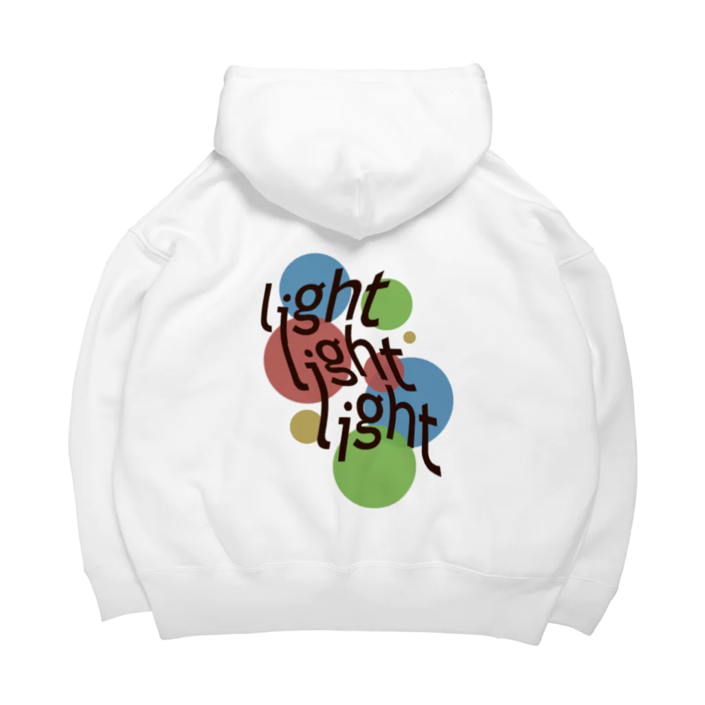 lightのlight (wave) Big Hoodie