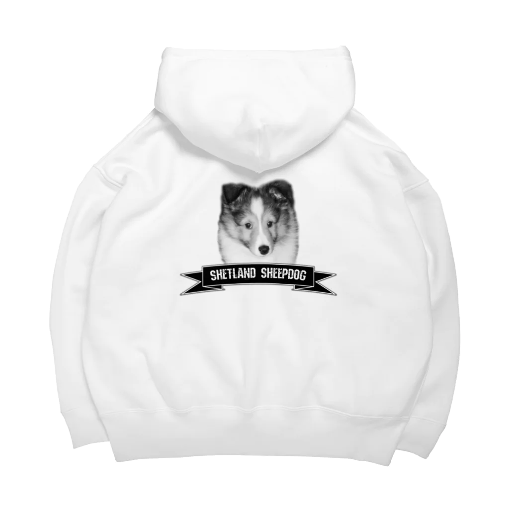 onehappinessのシェルティ パピー Big Hoodie