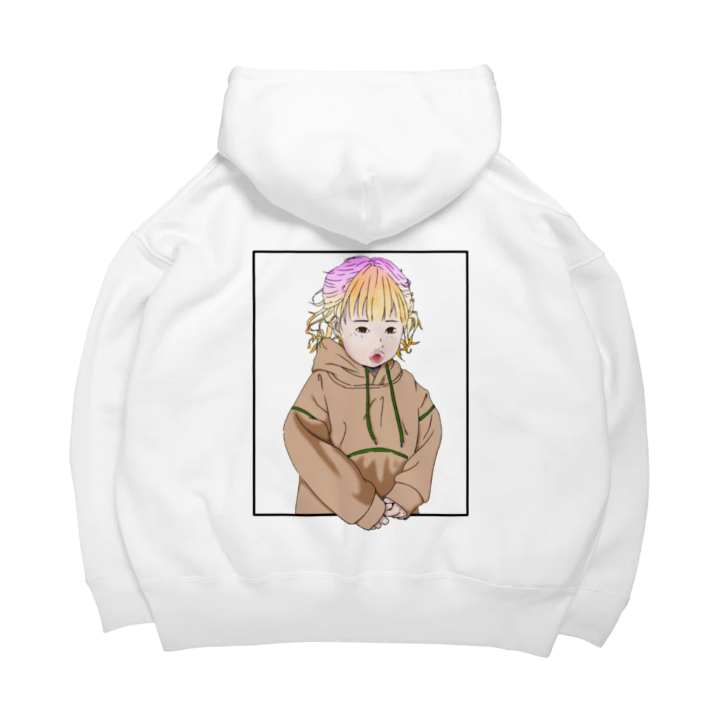 WaCoTsuのbaby face  Big Hoodie