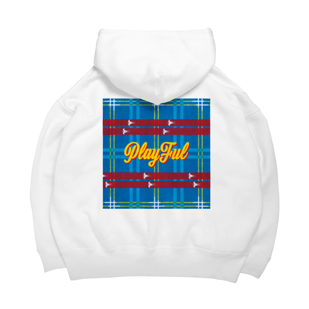 PLAYFULの琉球絣 Big Hoodie