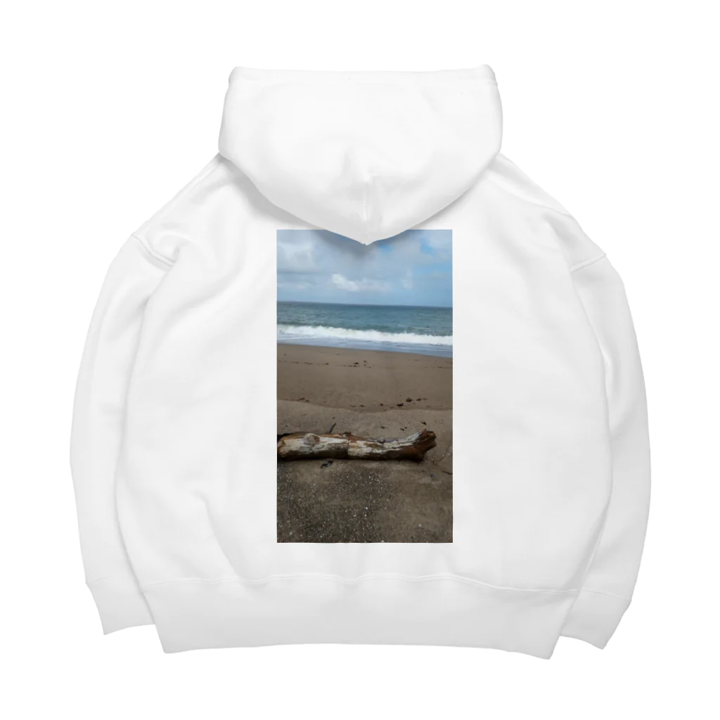 ちび猫の秋の海 Big Hoodie