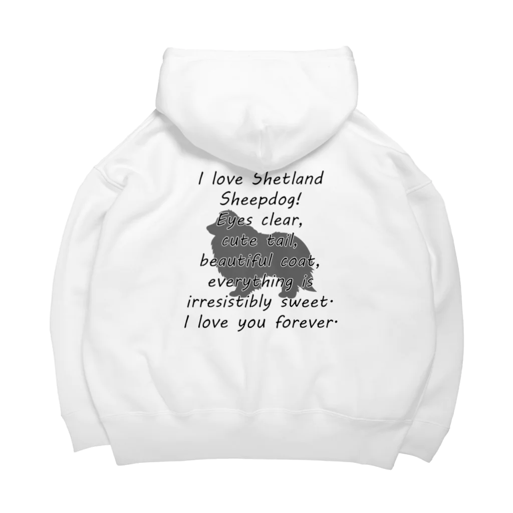 onehappinessのシェットランドシープドッグ Big Hoodie