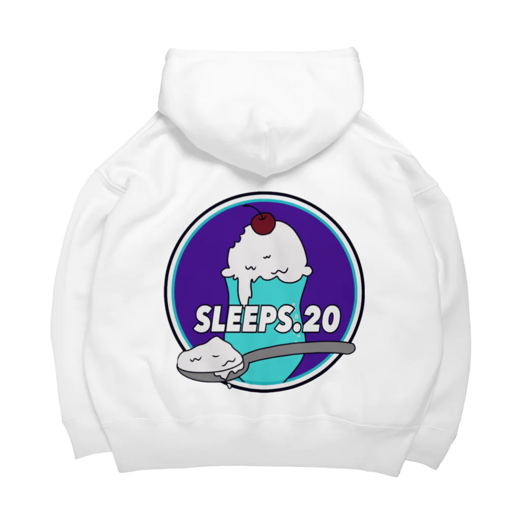 SLEEPS.20 の“クリームソーダ”ビックパーカー Big Hoodie