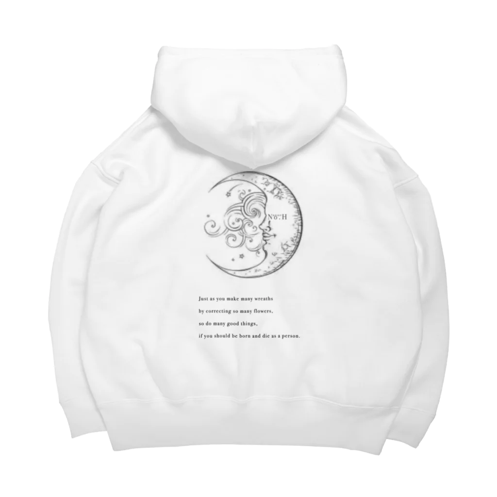 No_H_fashionのNo.H オリジナルmoonパーカー Big Hoodie