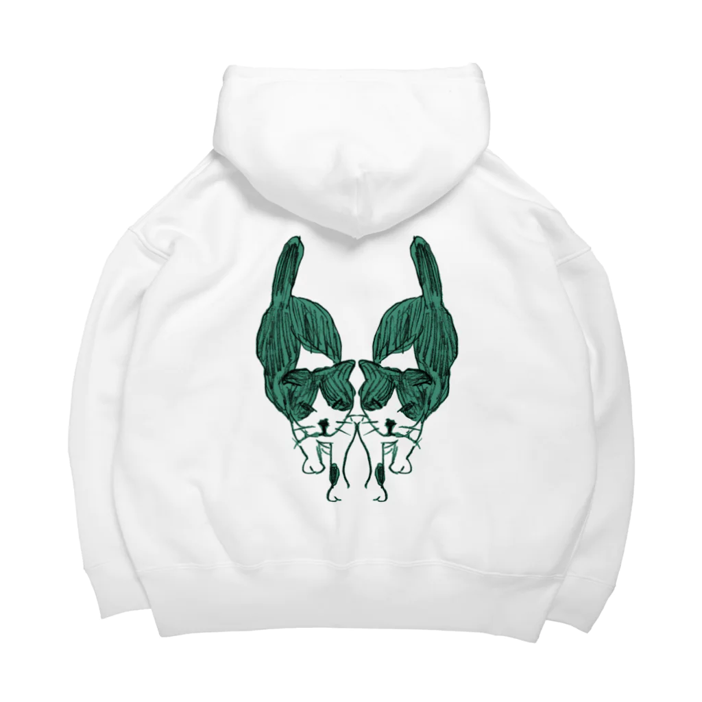 あかべこ太郎次郎の血統書付きねこ 歩く Big Hoodie