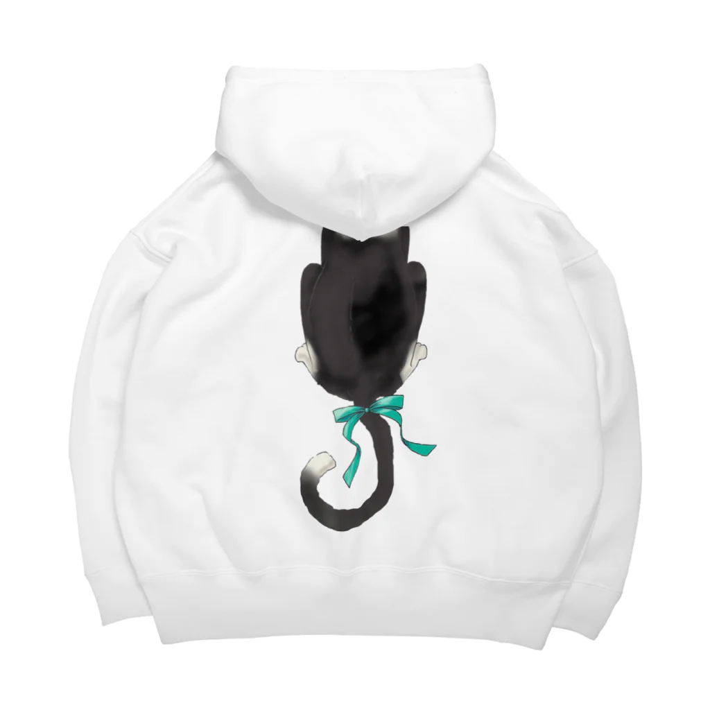 おとぼけ姉さんSHOPの鉢割れ猫のしっぽ Big Hoodie